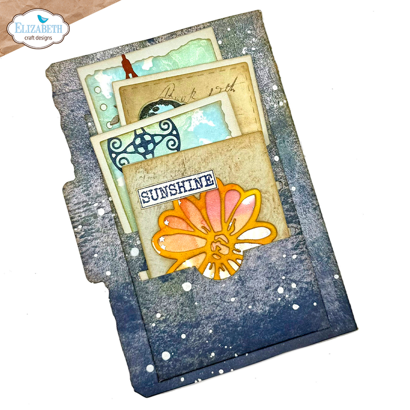 Elizabeth Craft Designs Die Set - Floral Slots File Folder, 2264
