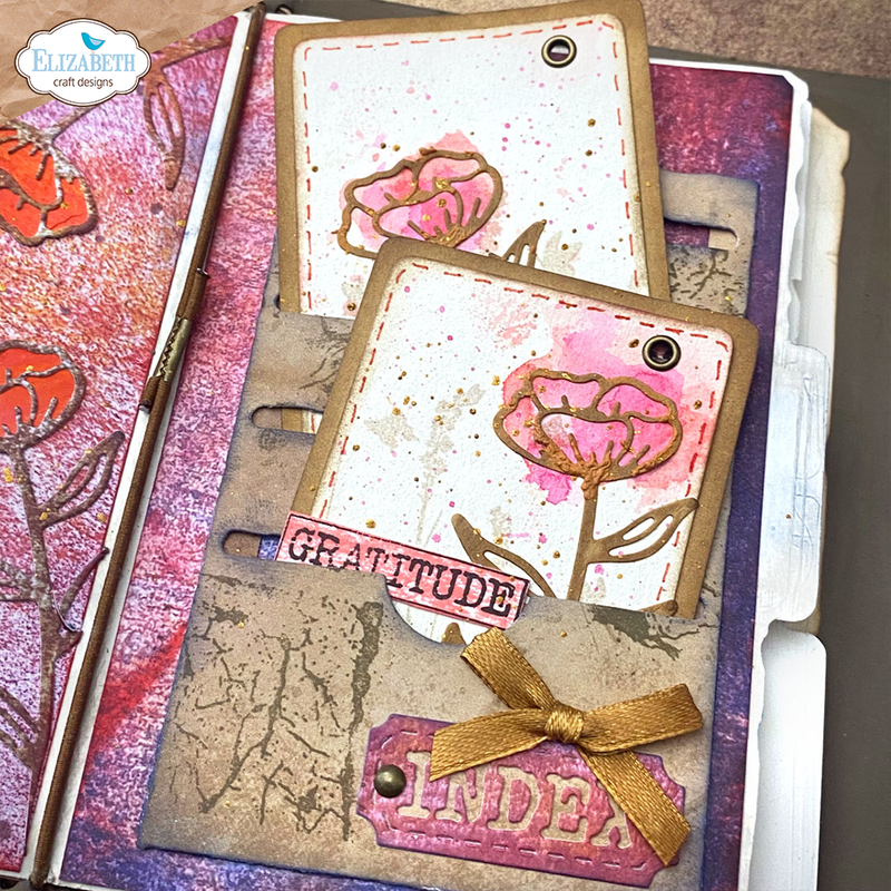 Elizabeth Craft Designs Die Set - Floral Slots File Folder, 2264