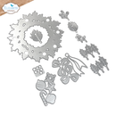 Elizabeth Craft Designs Dies - Festive Wreath, 2271 by Angelica Turner