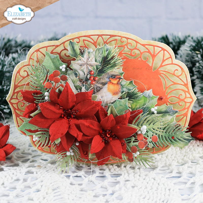 Elizabeth Craft Designs Dies - Festive Ornate Frame, 2274 by Angelica Turner