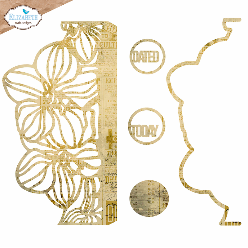 Coming Soon - Elizabeth Craft Designs Die Set - Border Page with Flowers, 2277