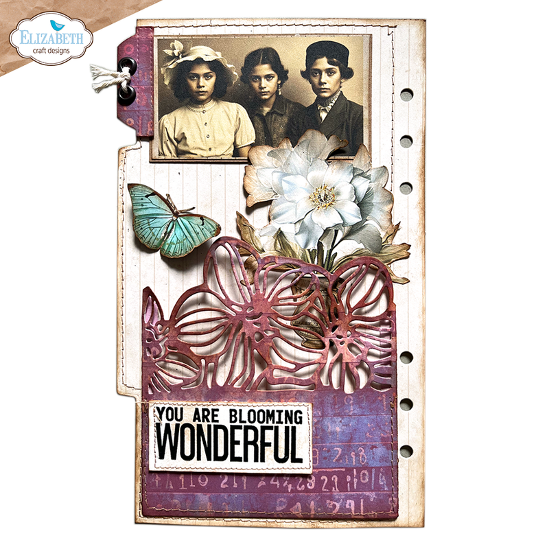 Coming Soon - Elizabeth Craft Designs Die Set - Pocket with Flowers, 2278