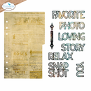 Elizabeth Craft Designs Die Set - Page w/Large Tab 1, 2280