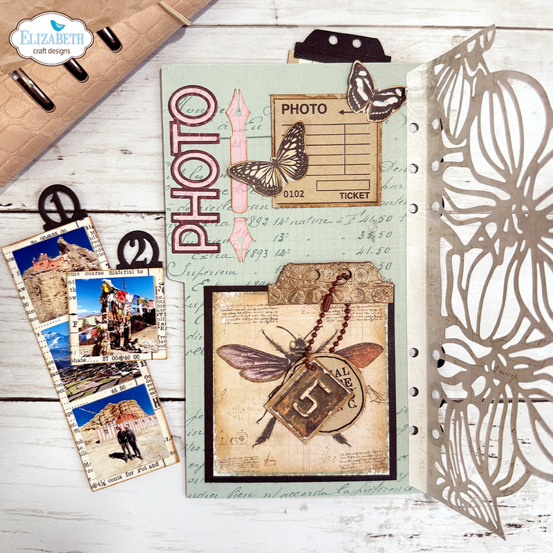 Elizabeth Craft Designs Die Set - Page w/Large Tab 1, 2280
