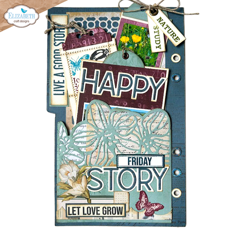 Elizabeth Craft Designs Die Set - Page w/Large Tab 1, 2280