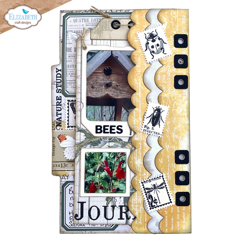 Coming Soon - Elizabeth Craft Designs Die Set - Page w/Large Tab 2, 2281