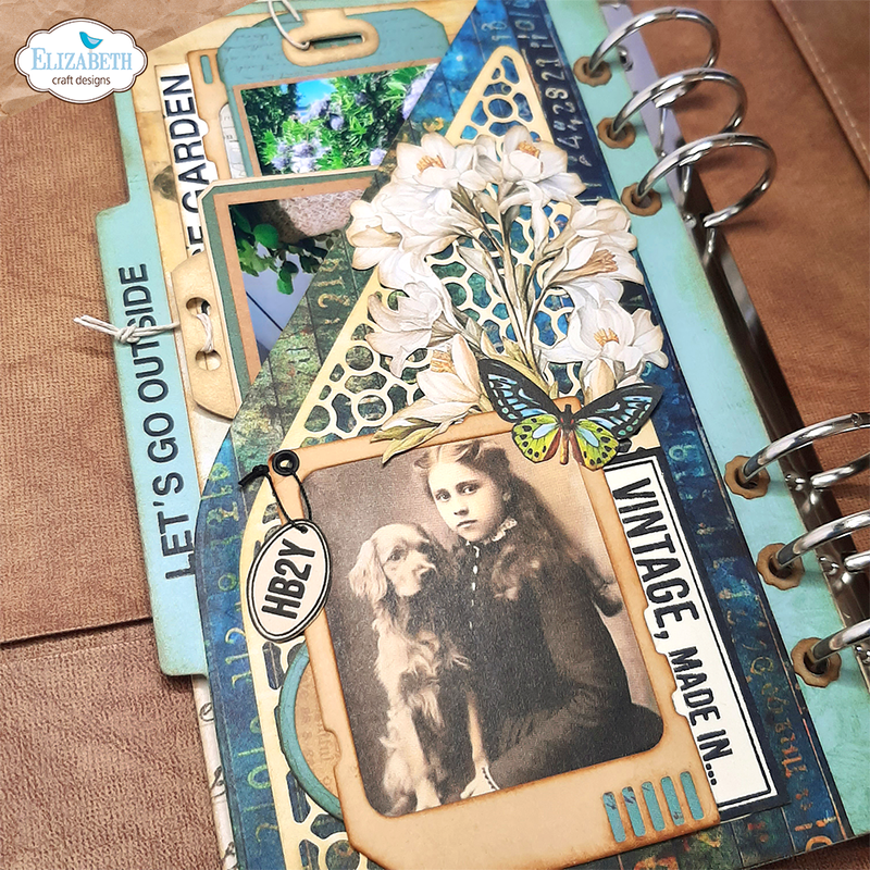 Coming Soon - Elizabeth Craft Designs Die Set - Page w/Large Tab 2, 2281