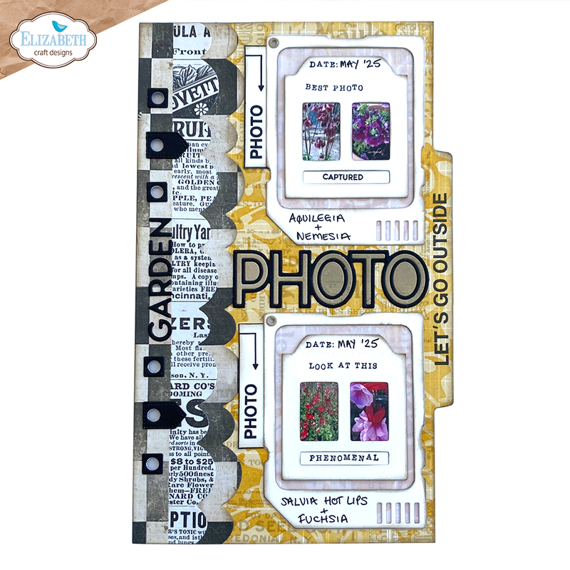 Coming Soon - Elizabeth Craft Designs Die Set - Page w/Large Tab 2, 2281