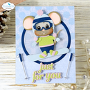 Elizabeth Craft Designs Dies - Little Mouse Winter Accessories, 2284