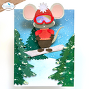 Elizabeth Craft Designs Dies - Little Mouse Winter Accessories, 2284