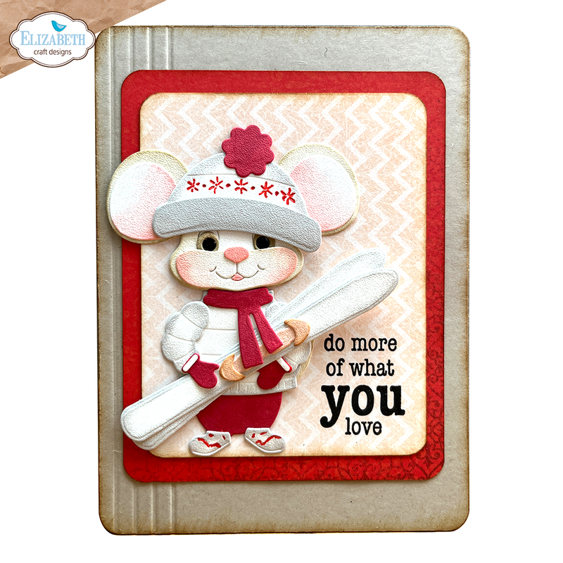 Elizabeth Craft Designs Dies - Big Mouse Winter Accessories, 2285