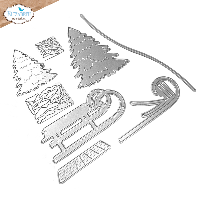 Elizabeth Craft Designs Dies - Winter Scenery Accessories, 2286
