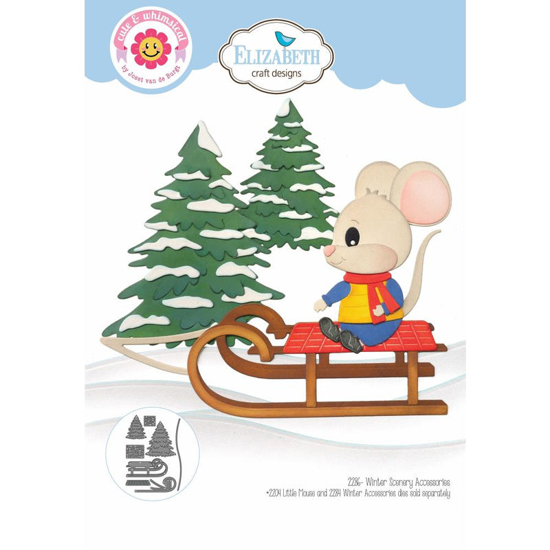 Elizabeth Craft Designs Dies - Winter Scenery Accessories, 2286