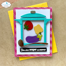 Elizabeth Craft Designs Dies - Cooking Pot, 2291