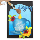 Elizabeth Craft Designs Die Set - Tea Time, 2300 by Annette Green