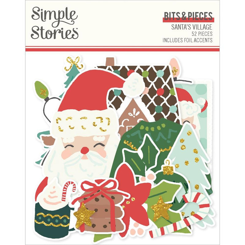 Simple Stories - Bits & Pieces - Santa's Village, 23018