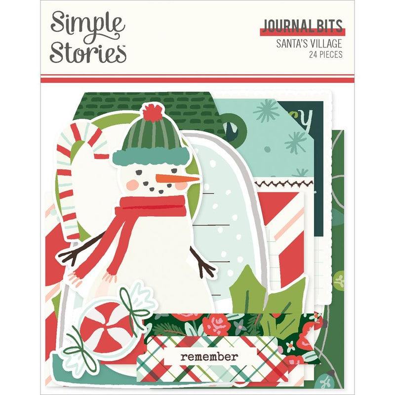 Simple Stories - Journal Bits - Santa's Village, 23019