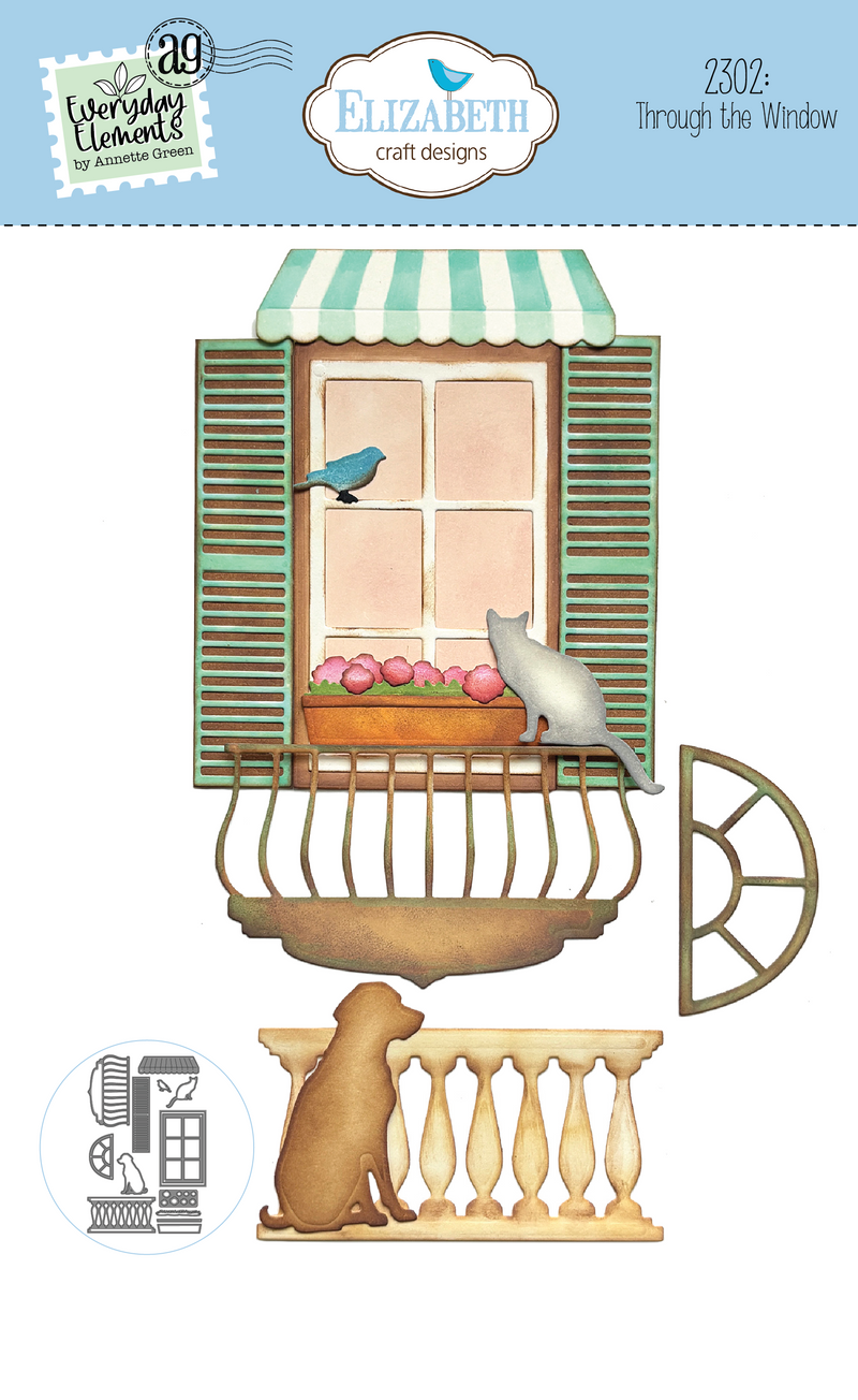 Elizabeth Craft Designs I Want It All - Romantic Revival Collection, RRC12PC Annette Green