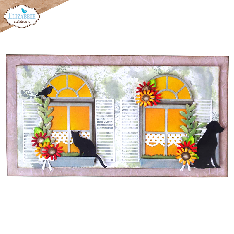 Elizabeth Craft Designs Die Set - Through the Window, 2302 by Annette Green