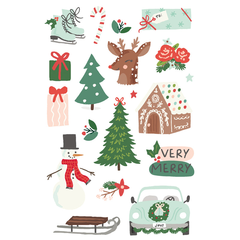 Simple Stories Sticker Book - Santa's Village, 23022