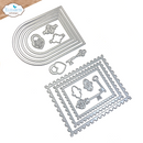 Elizabeth Craft Designs Die Set - Postage, Arches, & Keys, 2303 by Annette Green