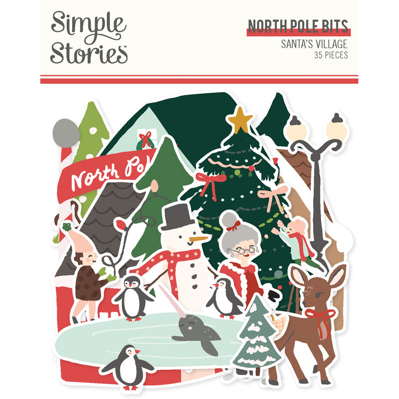 Simple Stories - North Pole Bits - Santa's Village, 23031