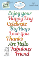 Elizabeth Craft Designs Die Set - Everyday Big Words, 2305 by Annette Green
