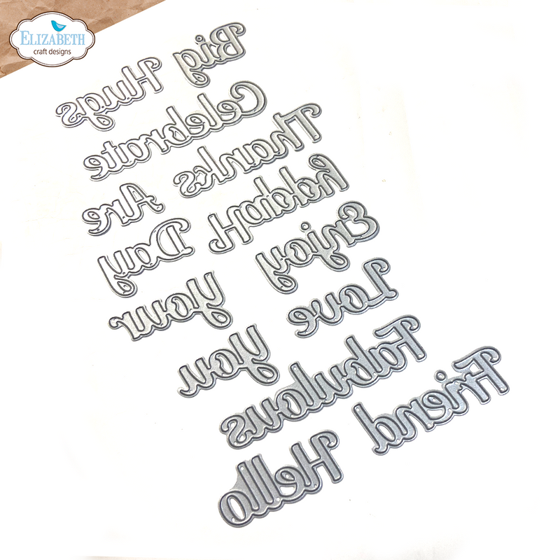 Elizabeth Craft Designs Die Set - Everyday Big Words, 2305 by Annette Green