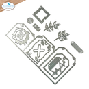 Elizabeth Craft Designs Die Set - Tag Folding Trio, 2321