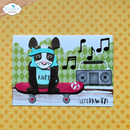 Elizabeth Craft Designs Die Set - Skateboard, 2328