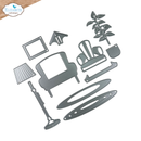 Elizabeth Craft Designs Die Set - Living Room, 2329