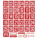 Simple Stories - Number Bits - Simple Vintage Holly Jolly, 23319