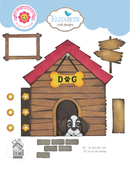 Elizabeth Craft Designs Die Set - Dog House build a book, 2332