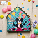 Elizabeth Craft Designs Die Set - Dog House build a book, 2332