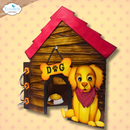 Elizabeth Craft Designs Die Set - Dog House build a book, 2332