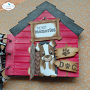 Elizabeth Craft Designs Die Set - Dog House build a book, 2332