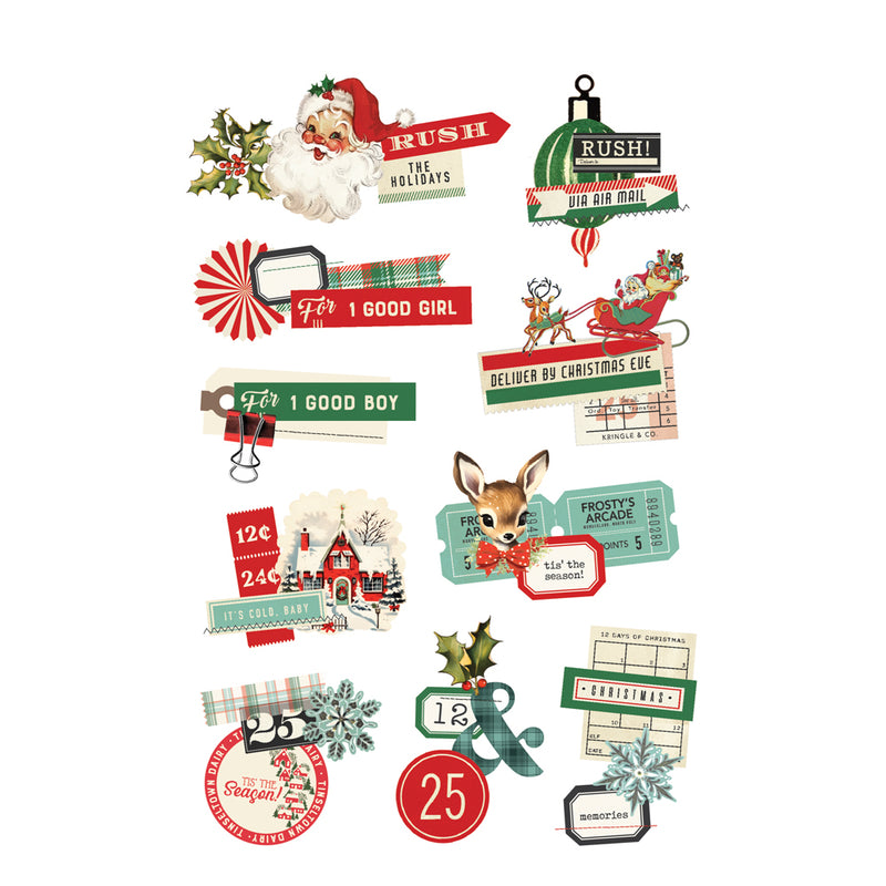 Simple Stories Sticker Book - Simple Vintage Holly Jolly, 23323