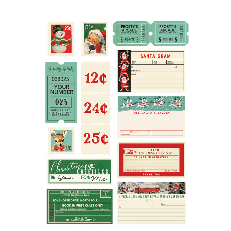 Simple Stories Sticker Book - Simple Vintage Holly Jolly, 23323