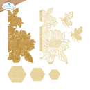 Elizabeth Craft Designs Die Set - Bee & Flower Accents, 2339