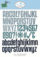 Elizabeth Craft Designs Die Set - Tall & Bold Alphabet, 2341