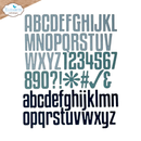 Elizabeth Craft Designs Die Set - Tall & Bold Alphabet, 2341