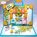 Elizabeth Craft Designs Die Set - Camera & Suitcase Build a Book, 2354