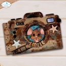 Elizabeth Craft Designs Die Set - Camera & Suitcase Build a Book, 2354