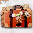 Elizabeth Craft Designs Die Set - Camera & Suitcase Build a Book, 2354