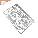 Elizabeth Craft Designs Die Set - Rounded Travel Page, 2356