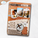 Elizabeth Craft Designs Die Set - Rounded Travel Page, 2356