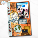 Elizabeth Craft Designs Die Set - Rounded Travel Page, 2356