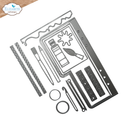 Elizabeth Craft Designs Die Set - Home Hobbies, 2357