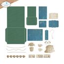 Elizabeth Craft Designs Die Set - Library Pockets & Accessories, 2358