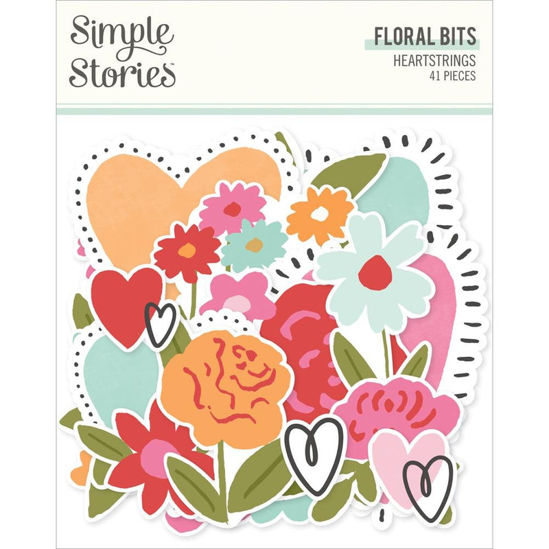 Simple Stories - Floral Bits - Heartstrings, 23609